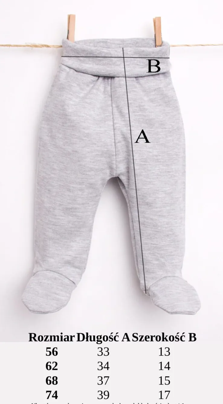 Beżowe półśpiochy dla niemowląt