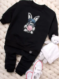 Bluza chłopięca króliczek z gumą balonową