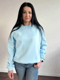 Bluza damska błękitna
