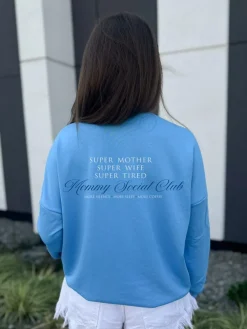 Bluza damska z nadrukiem Mommy Social Club
