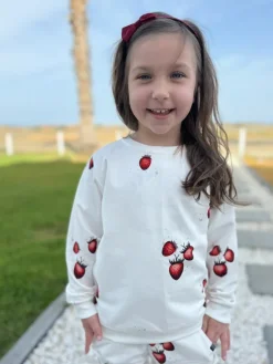 Bluza dla dziecka truskawki