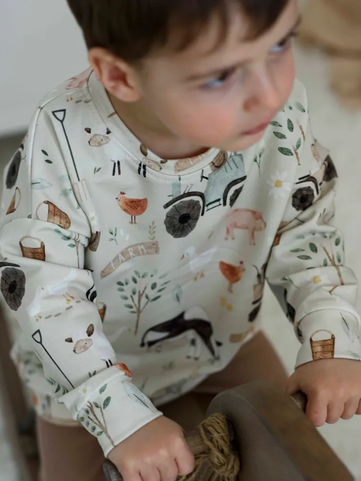 Bluza dziecięca farma