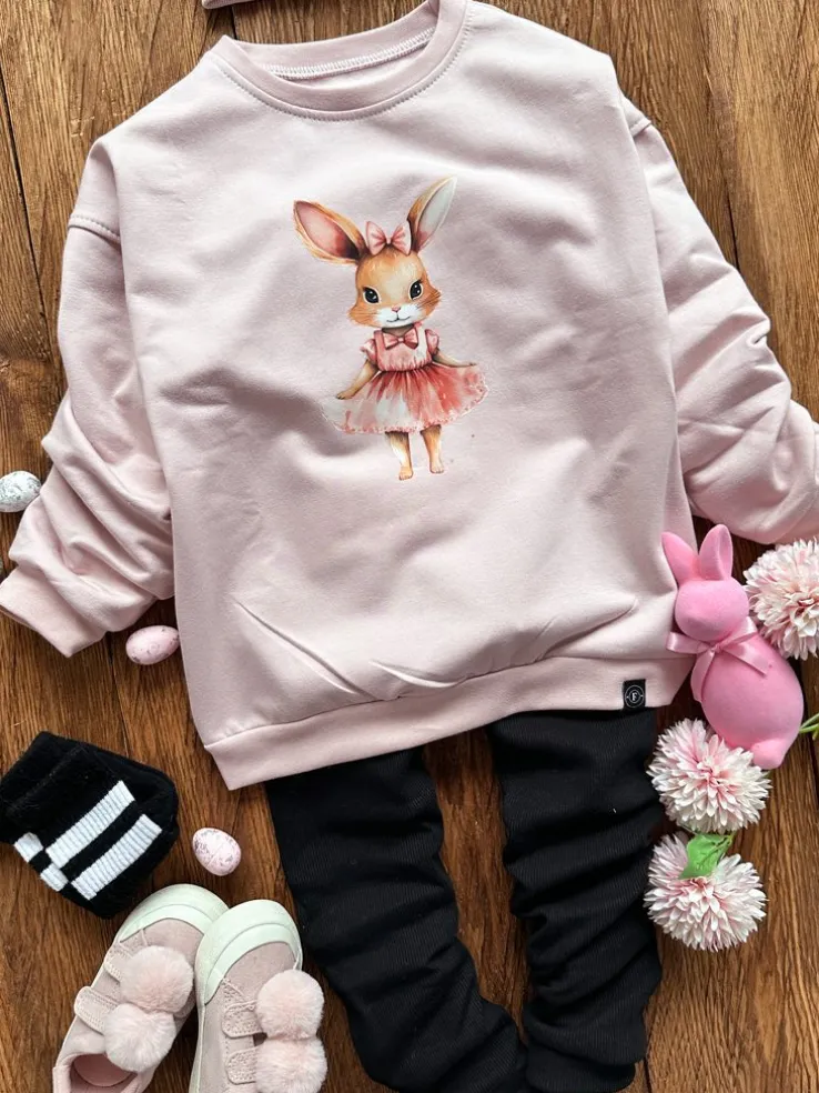 Bluza dziecięca króliczek baletnica