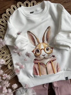 Bluza dziecięca króliczek na luzie