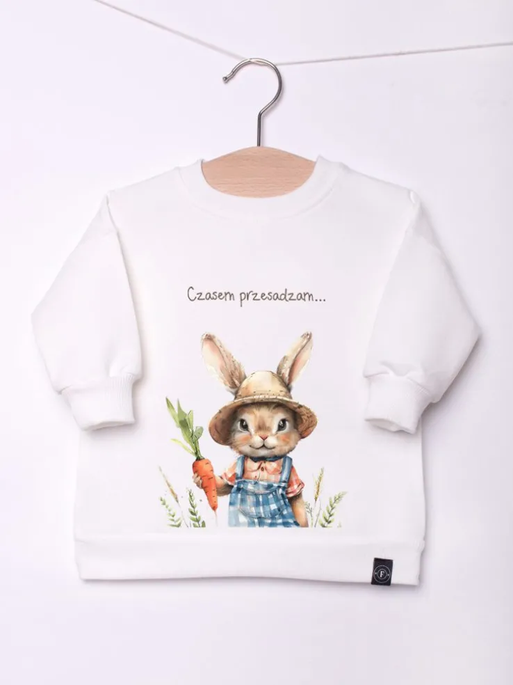 Bluza dziecięca królik ogrodnik Czasem przesadzam…