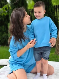 Bluza dziecięca niebieska