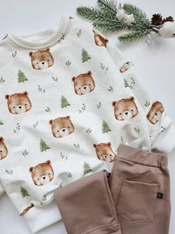 Bluza dziecięca niedźwiadki w lesie
