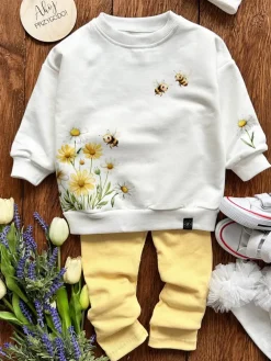 Bluza dziecięca pszczółki na łące