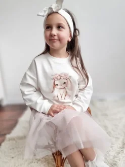 Bluza dziecięca słodki pluszowy zajączek