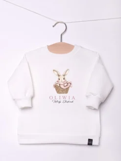 Bluza dziecięca słodziak króliczek w koszu