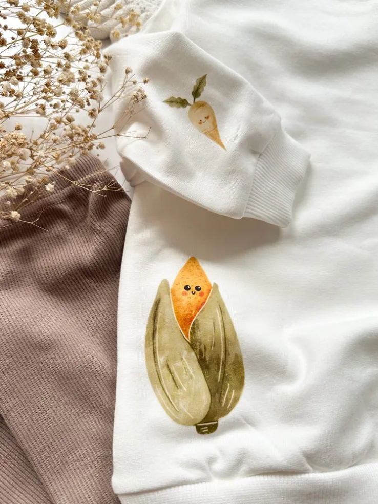 Bluza dziecięca warzywa