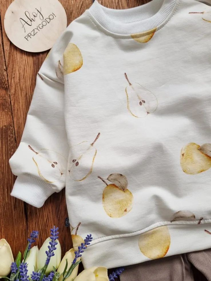 Bluza dziecięca w gruszki