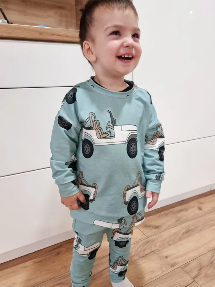 Bluza dziecięca w samochody