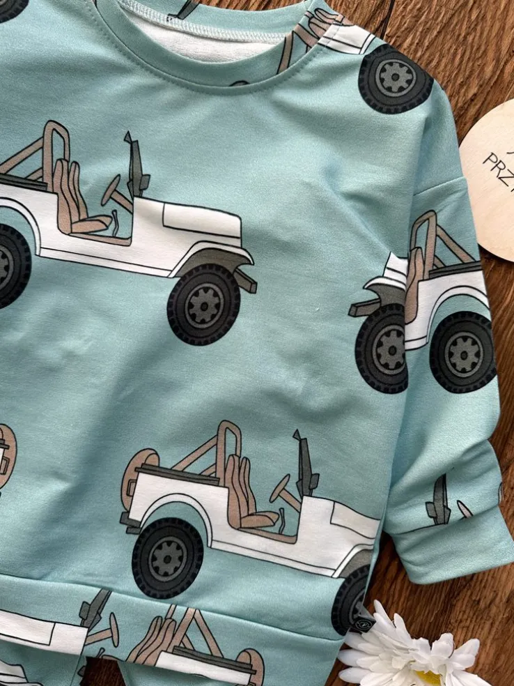 Bluza dziecięca w samochody