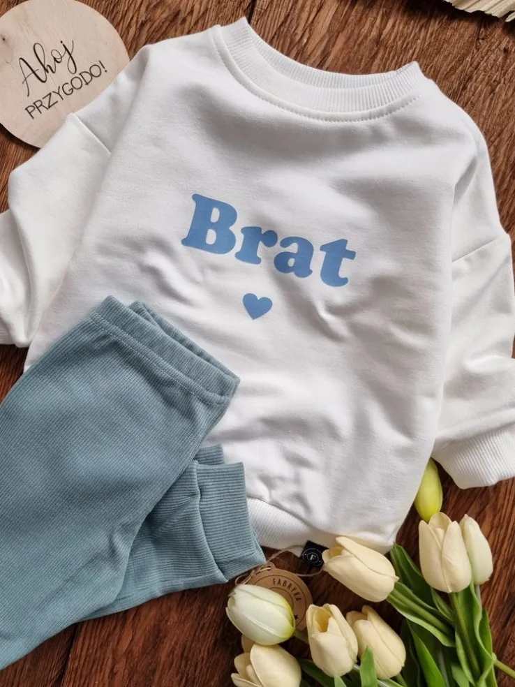 Bluza dziecięca z nadrukiem brat ❤
