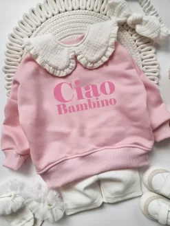 Bluza dziecięca z nadrukiem Ciao Bambino