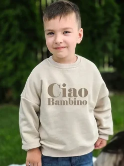 Bluza dziecięca z nadrukiem Ciao Bambino