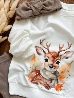Bluza dziecięca z nadrukiem jesiennej sarenki