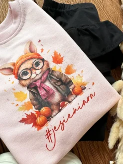 Bluza dziecięca z nadrukiem króliczka #jesieniara