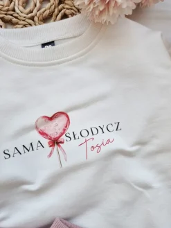 Bluza dziecięca z nadrukiem lizaka sama słodycz