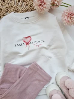 Bluza dziecięca z nadrukiem lizaka sama słodycz