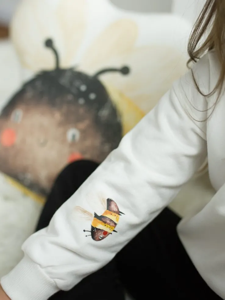 Bluza dziecięca z nadrukiem pszczółek