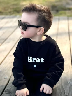 Bluza dziecięca z nadrukiem Siostra ❤/ Brat ❤
