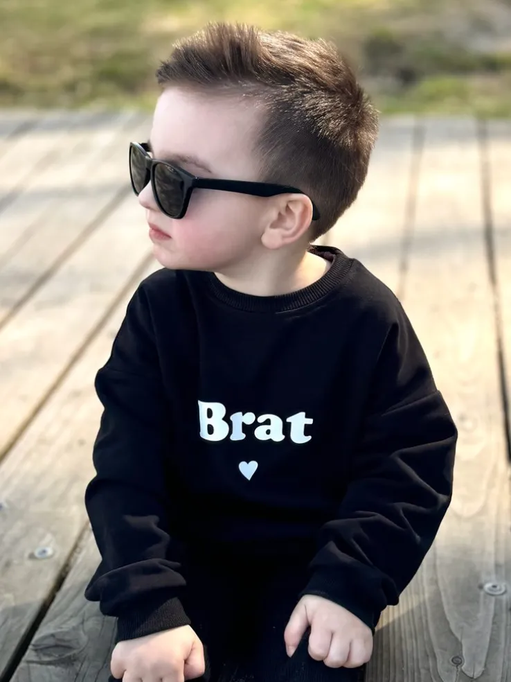 Bluza dziecięca z nadrukiem Siostra ❤/ Brat ❤