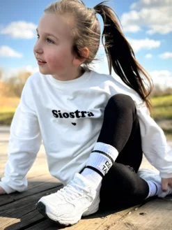Bluza dziecięca z nadrukiem Siostra ❤/ Brat ❤