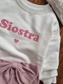 Bluza dziecięca z nadrukiem siostra ❤