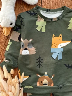 Bluza dziecięca zwierzęta w lesie