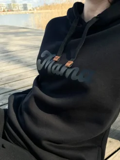 Bluza unisex z kapturem z nadrukiem Mama