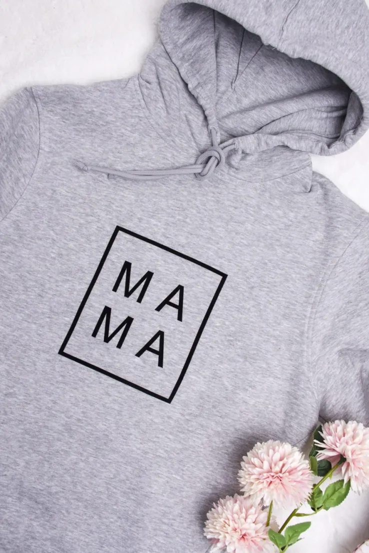 Bluza unisex z nadrukiem MAMA/TATA