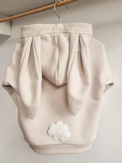 Bluza z kapturem z uszkami buźka zajączka