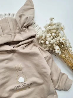 Bluza z kapturem z uszkami zajączka króliczek Little Bunny