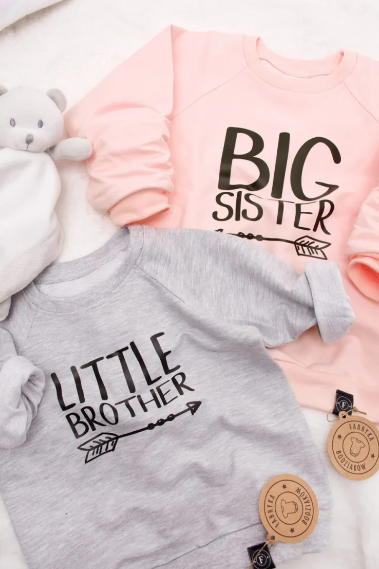Bluzy dla rodzeństwa Little/Big Brother/Sister