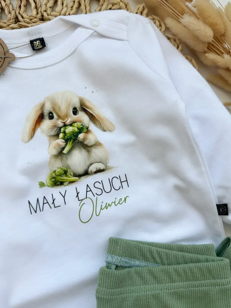 Body dla niemowlaka króliczek mały łasuch