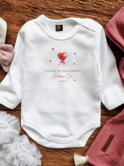 Body dla niemowlaka z lizakiem Tatusiu Kocham Cię