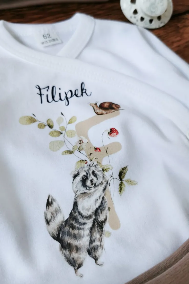 Body kopertowe woodland z imieniem
