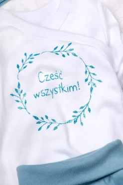 Body kopertowe z brokatowym nadrukiem cześć wszystkim