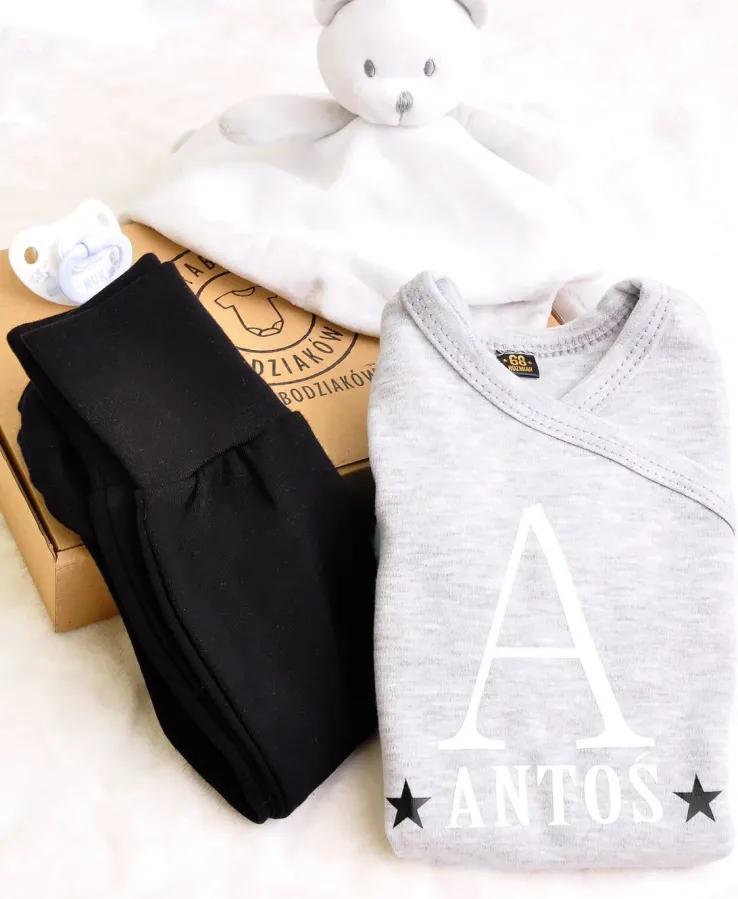 Body kopertowe z imieniem dla chłopca