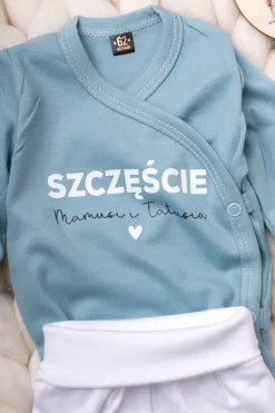 Body kopertowe z nadrukiem Szczęście mamusi i tatusia