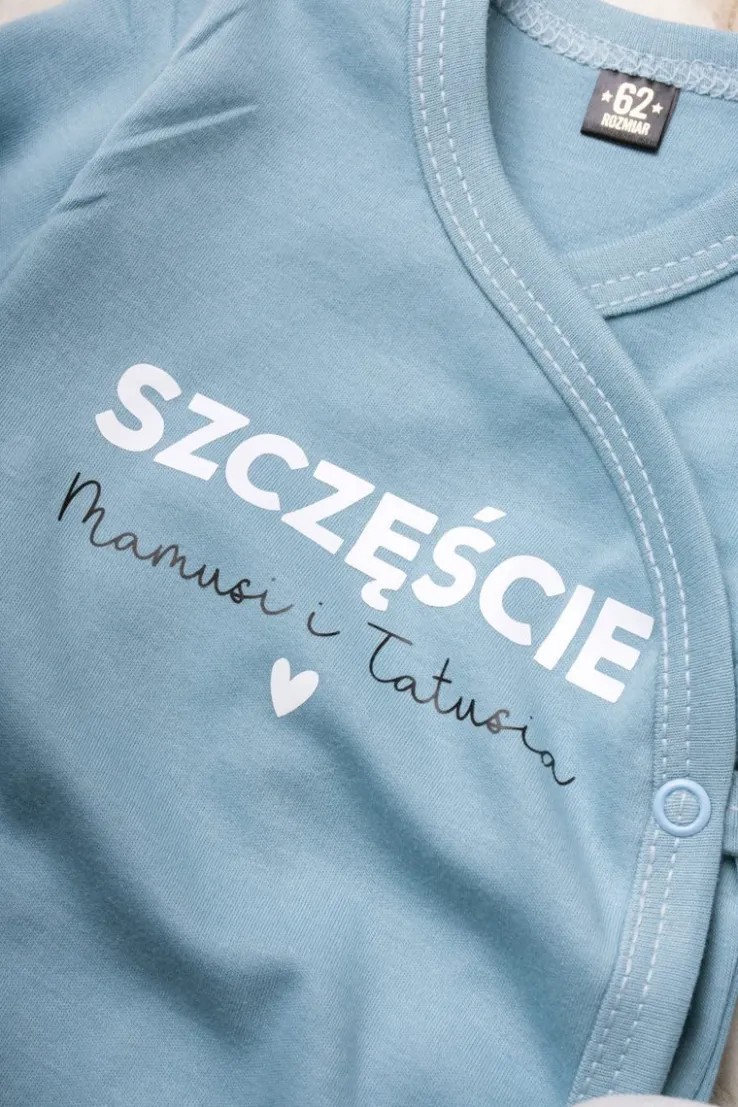 Body kopertowe z nadrukiem Szczęście mamusi i tatusia