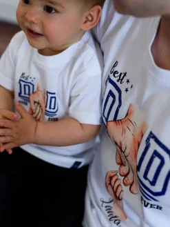 Body/koszulka Best dad ever z nadrukiem pięści