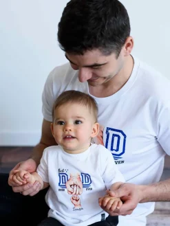 Body/koszulka Best dad ever z nadrukiem pięści