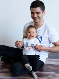 Body/koszulka Best dad ever z nadrukiem pięści