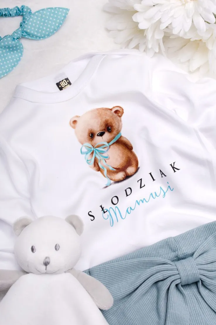 Body/koszulka słodziak mamusi z misiem