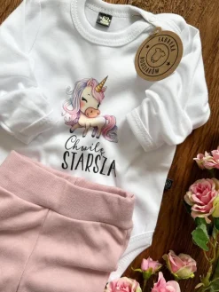 Body/koszulka z jednorożcem chwilę starsza
