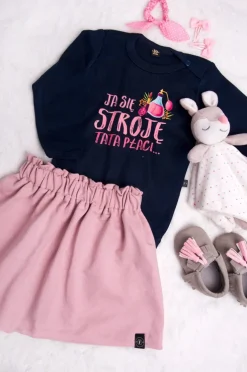 Body/koszulka z nadrukiem ja się stroję tata płaci