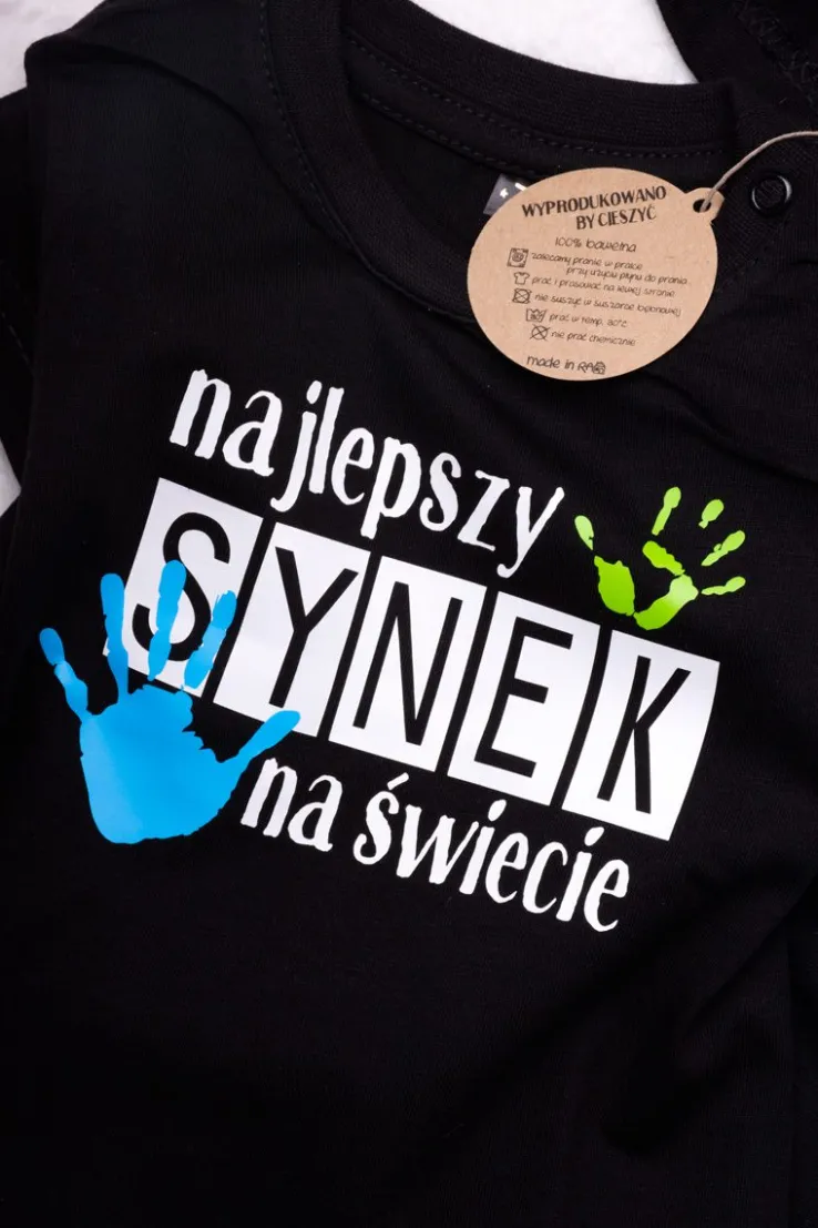 Body/koszulka z nadrukiem Najlepszy Synek/Córka na świecie